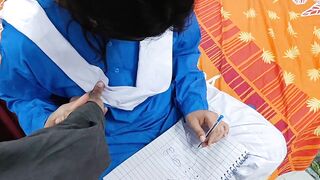 Desi School Girl Caught And Fucked While She is Making Naughty Drawing - 3 image
