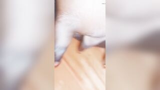 Long labia ebony squirting pussy, masturbating orgasm - 5 image