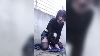 Squirt outdoor after work - 15 image