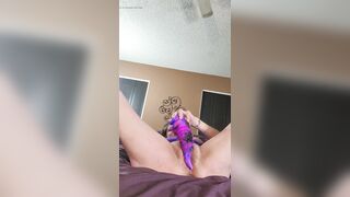 Elite Lady got a new giant squid dildo to play with - 11 image