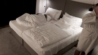 Step Sister Share a Bed with Step Brother in a Hotel Room Dada Deville - 10 image