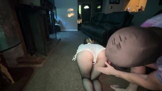 Amateur Squirting OC - Daddy takes his time playing with his toy & roughly makes her gush! - 3 image