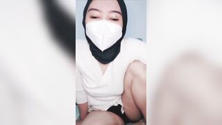 This Beautiful Hijab Girl Is Not Strong Nahan Lust - 3 image