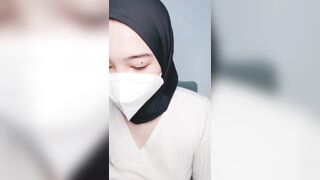 This Beautiful Hijab Girl Is Not Strong Nahan Lust - 4 image