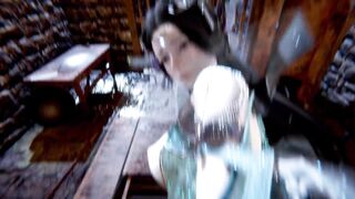 3D 4K Big boobs Asian wife with sexy dress got her wet pussy fucked so hard - 13 image