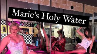 Noochka Seduces Marie & Lety with an Incredible Demonstration of Pole Dance to End with a Lesbian Threesome and Squirt! - 1 image