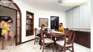 My friend's stepmother asks me to fill her with cum