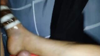 Boost boyfriend's dick until squirting and crot inside - 1 image