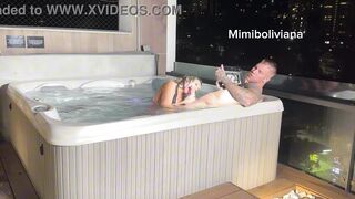 Bts Fucking with filoufitt in a penthouse in Medellin giving a show for the neighbors