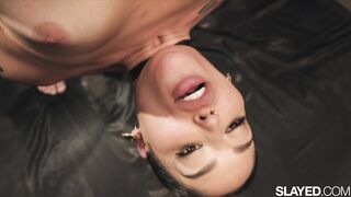 SLAYED Domme Lumi Gags And Suspends Her Naughty Sub Vanessa - 15 image