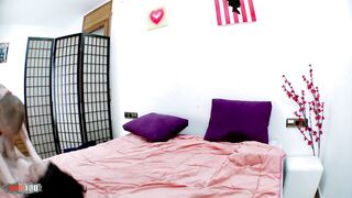 Skinny hairy pussy gets fucked hard and deep - 13 image