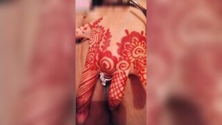 Fingering alone at home - 1 image