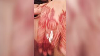 Fingering alone at home - 10 image