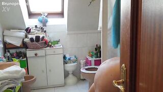 The Husband lets me record his wife while she showers and masturbates for me AND I JERK OFF!! - 3 image
