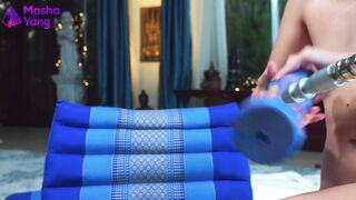 Anal stretching with huge plug and dildo - 7 image