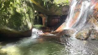 I Masturbate Watching an Unknown Girl While She Gets Wet in the Lake and I End up Fucking Her Hard and Cumming on Her Ass. - 4 image