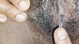 Dick and pussy Cum shot on pussy black tight pussy - 2 image