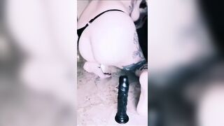 The beautiful Lena Mia doubles dildo and squirt