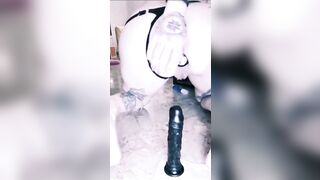 The beautiful Lena Mia doubles dildo and squirt - 8 image