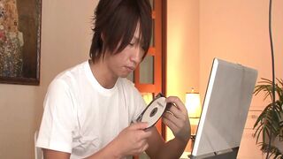 Cute Japanese Babe Sucks a Guy and Squirts After Getting Her Bush Pleased - 1 image