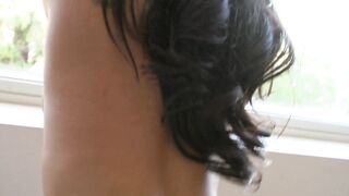 She squirts every time she gets her holes stuffed! Asian Milf gets her ass fuked and her cunt filled with cum! - 4 image