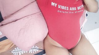 THE BEST TITS ARE MY NEW STEPMOM'S READY TO SUCK THEM, REAL AMATEUR HOMEMADE MASTURBATION - 3 image
