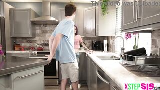 Teen stepsister Val Steele is a squirter and she shows stepbro - 5 image