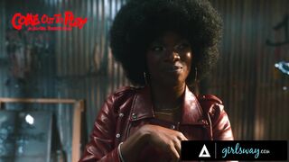 GIRLSWAY - 10 GIRL LESBIAN GANGBANG! ROUGH FISTING, STRAP-ON SEX, AND SQUIRTING! - WARRIORS PARODY - 3 image