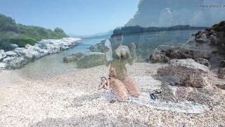 3 Golden Showers on the Secret Beach - 14 image