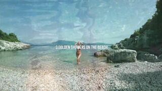 3 Golden Showers on the Secret Beach - 7 image