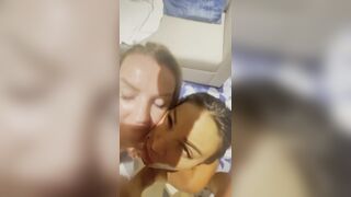 Two Russian Whores Monika Fox And Elen Million Sucked Hard On Guy's Cock And Gave It In Ass - 15 image