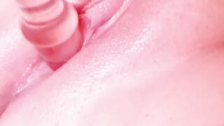 Tight pink pussy fingering orgasm - 4 image