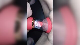 Morning squirt with my lovely sex toy - 1 image