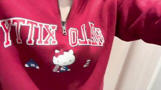 [Masturbation in the changing room] I almost got caught masturbating to the person who was changing clothes next to me ... - 10 image
