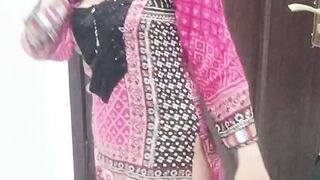 Desi Housewife,s Nude Dance - 8 image