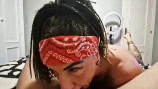 Eating his cock up to his balls - 9 image