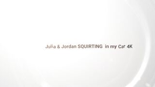 Julia and Jordan Squirting in My Car - 1 image