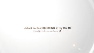 Julia and Jordan Squirting in My Car - 2 image