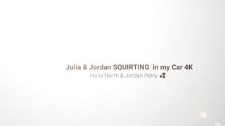 Julia and Jordan Squirting in My Car - 4 image