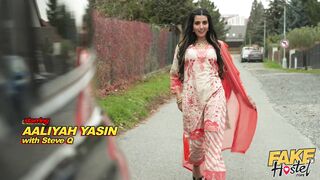 Fake Hostel - Hot PAKISTANI heiress is GAGGING for European COCK starring Aaliyah Yasin that British Girl