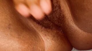 Silent masturbation! With a lot of squirting!