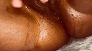 Silent masturbation! With a lot of squirting!