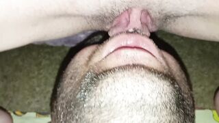 Sitting on your face, lie down for me, dip your tongue into my vagina - 2 image