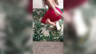 Excited After Training, She Masturbates to Sqirt - 7 image