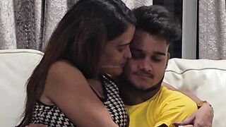 Boy behind Indian sex scene shakes his cock in front of girls - 7 image