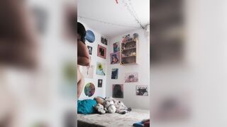 POV: You're my cuckold boyfriend and you're see on me with another man on a video call.