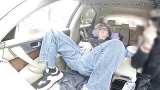 Real Desperate Jeans Wetting and Squirt in My Car - 3 image