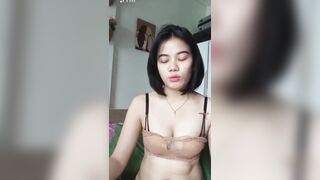 Short hair girl horny in her room wanna colmek her pink pussy - 14 image