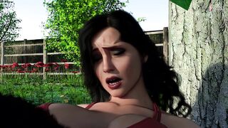 Desi Indian Sexy Neha Bhabhi Sex with her Devar in the garden - 8 image