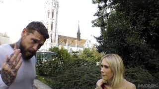 Monster cock make influencer Sky Pierce squirt